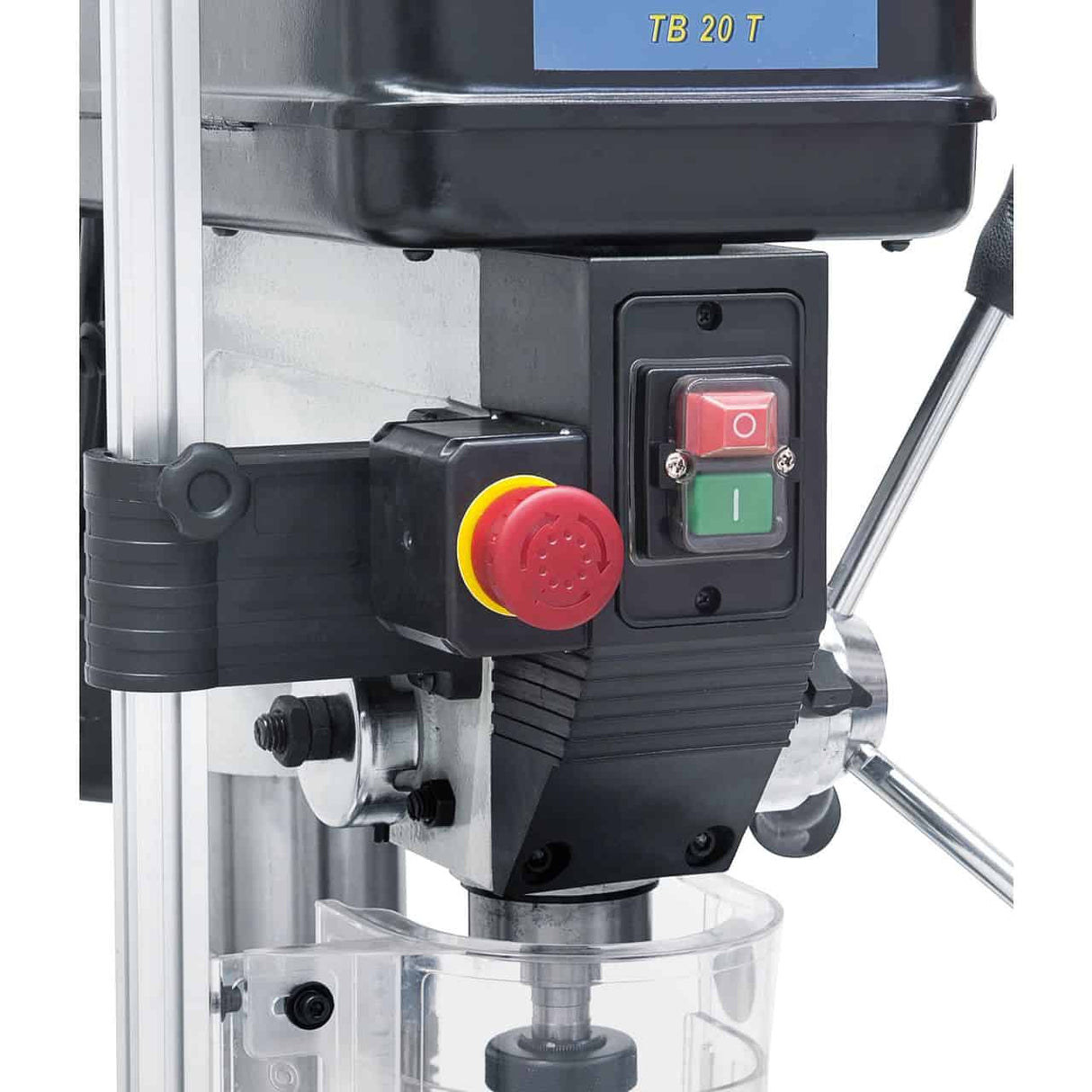 Bernardo TB 20 T / 230 V Einsteiger-Tischbohrmaschine – Bohrer Ø 20 mm, MT 2 Kegel, 16 Geschwindigkeiten 220–2840 U/min, 0,55 kW 230-V-Motor, Gewicht 54 kg