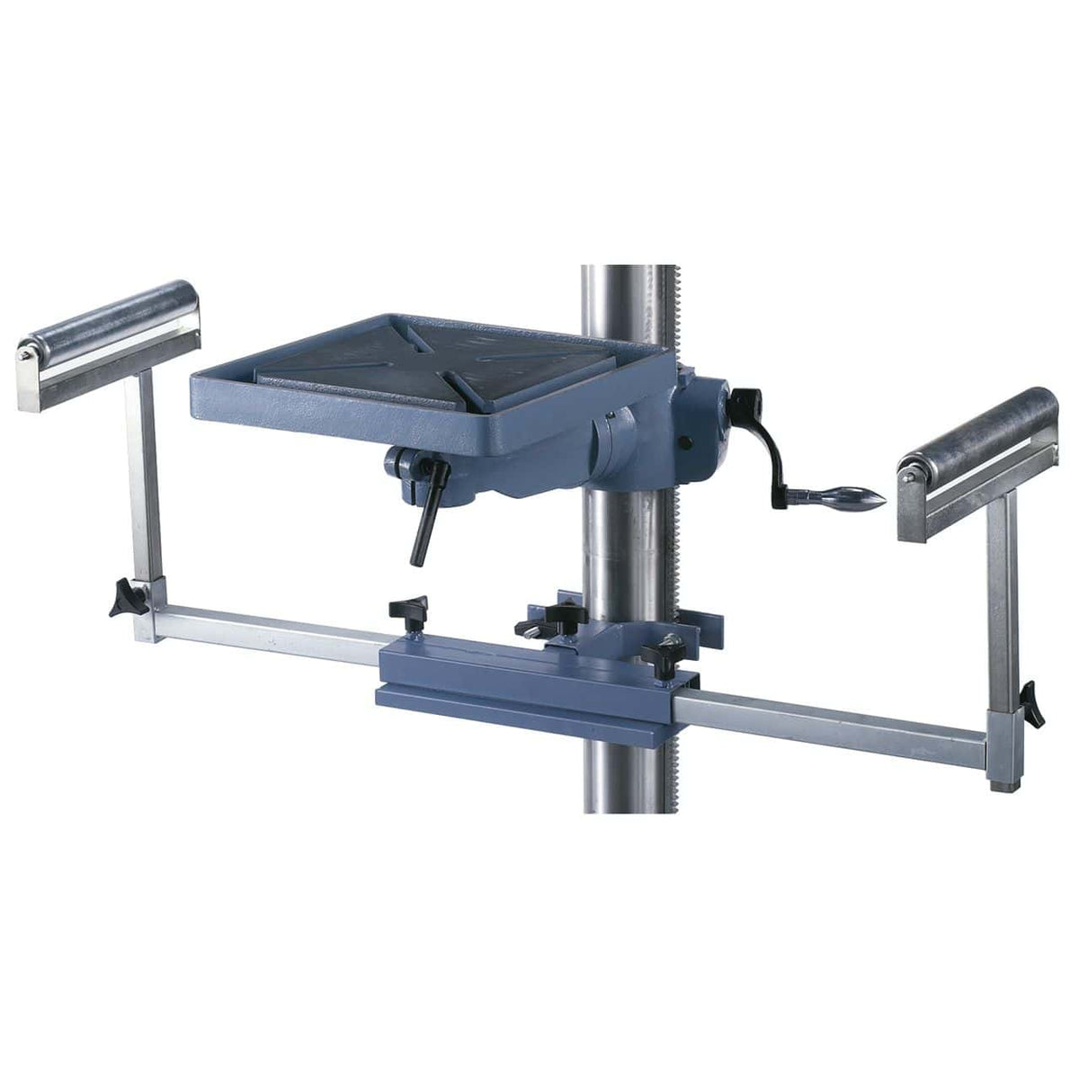 Bernardo SBM 16 Vario / 230 V Säulenbohrmaschine mit variabler Drehzahl und Laser – Bohrdurchmesser 16 mm, MT 2 Kegel, Drehzahl 400–1950 U/min, Spindel-Tisch-Abstand 690 mm, 0,60 kW 230-V-Motor, Gewicht 57 kg