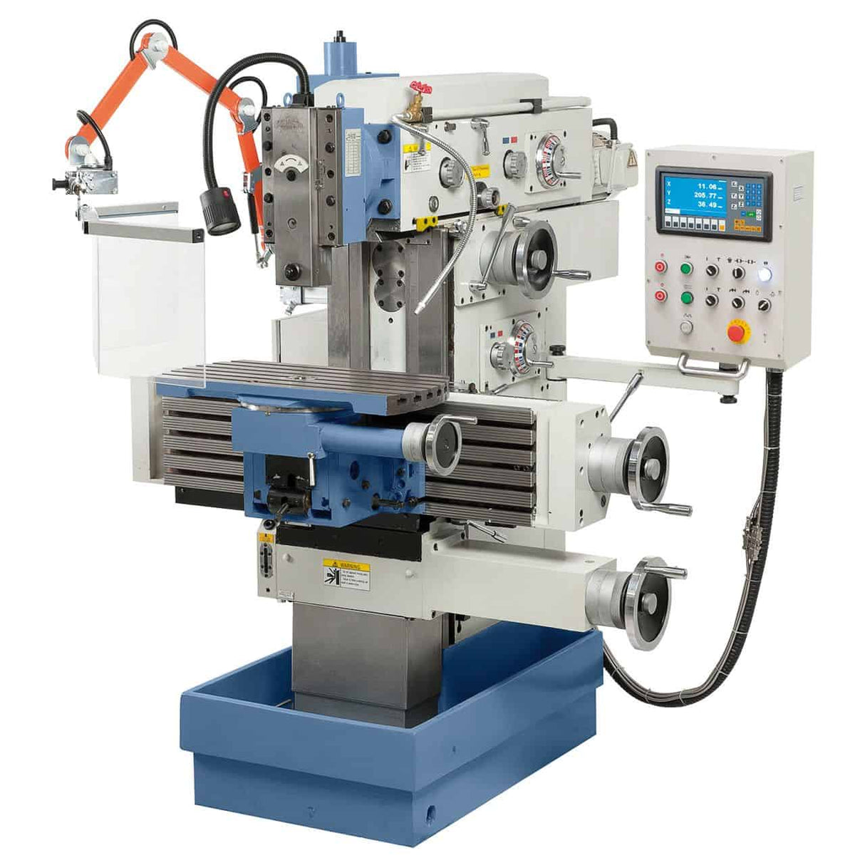Bernardo Fräsmaschine WFM 800 – 800 mm Tisch, ISO 40