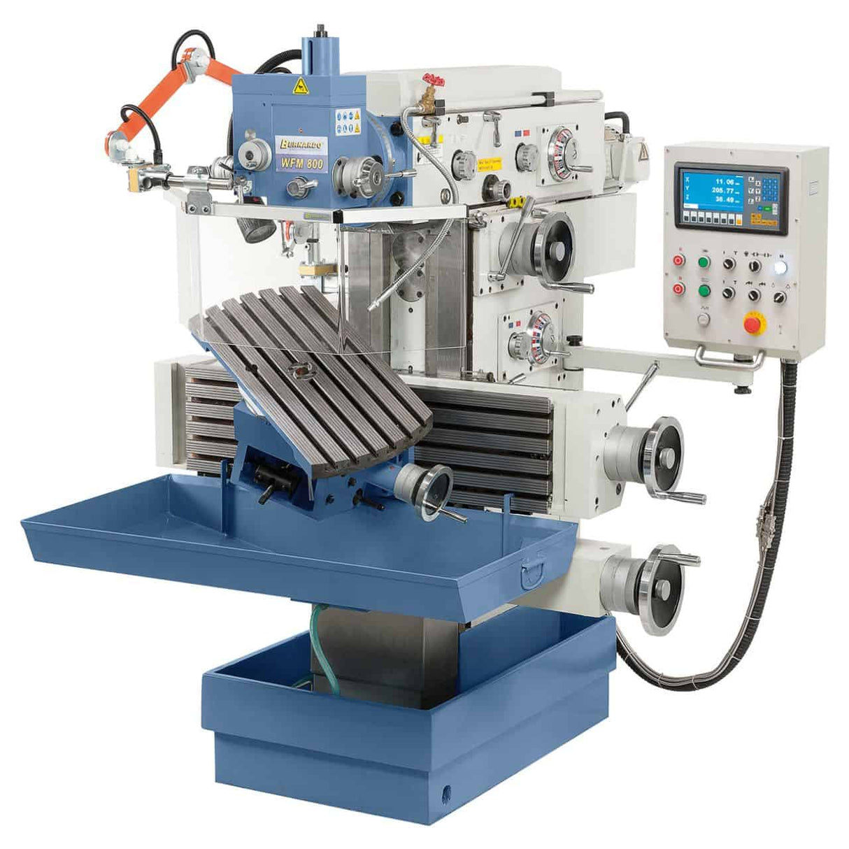 Bernardo Fräsmaschine WFM 800 – 800 mm Tisch, ISO 40