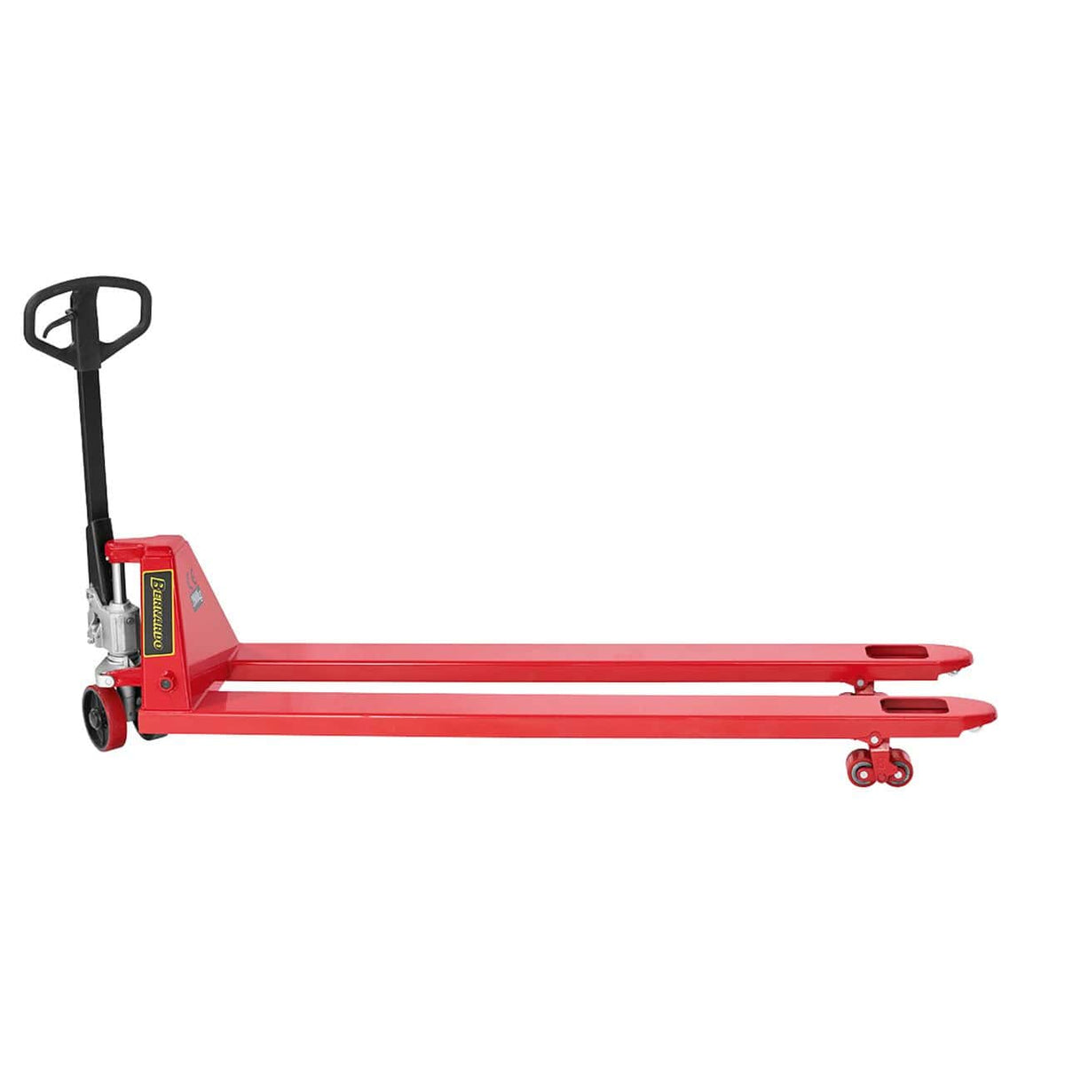 Bernardo PHW 2.0 L-2000 Handhubwagen mit langen Gabeln – Tragfähigkeit 2.000 kg, Gabeln 2000 × 160 mm für Doppelpaletten, max. Hubhöhe 200 mm, Gewicht 140 kg