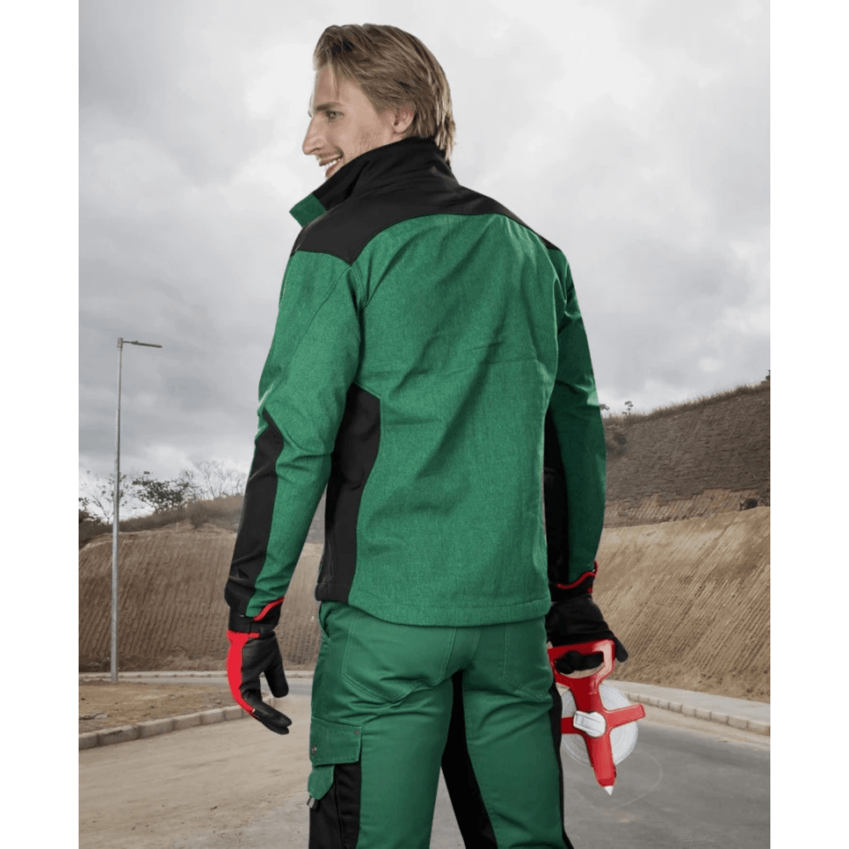 Dispositivo di protezione individuale Ardon Giacca Softshell PRE100 verde/nera