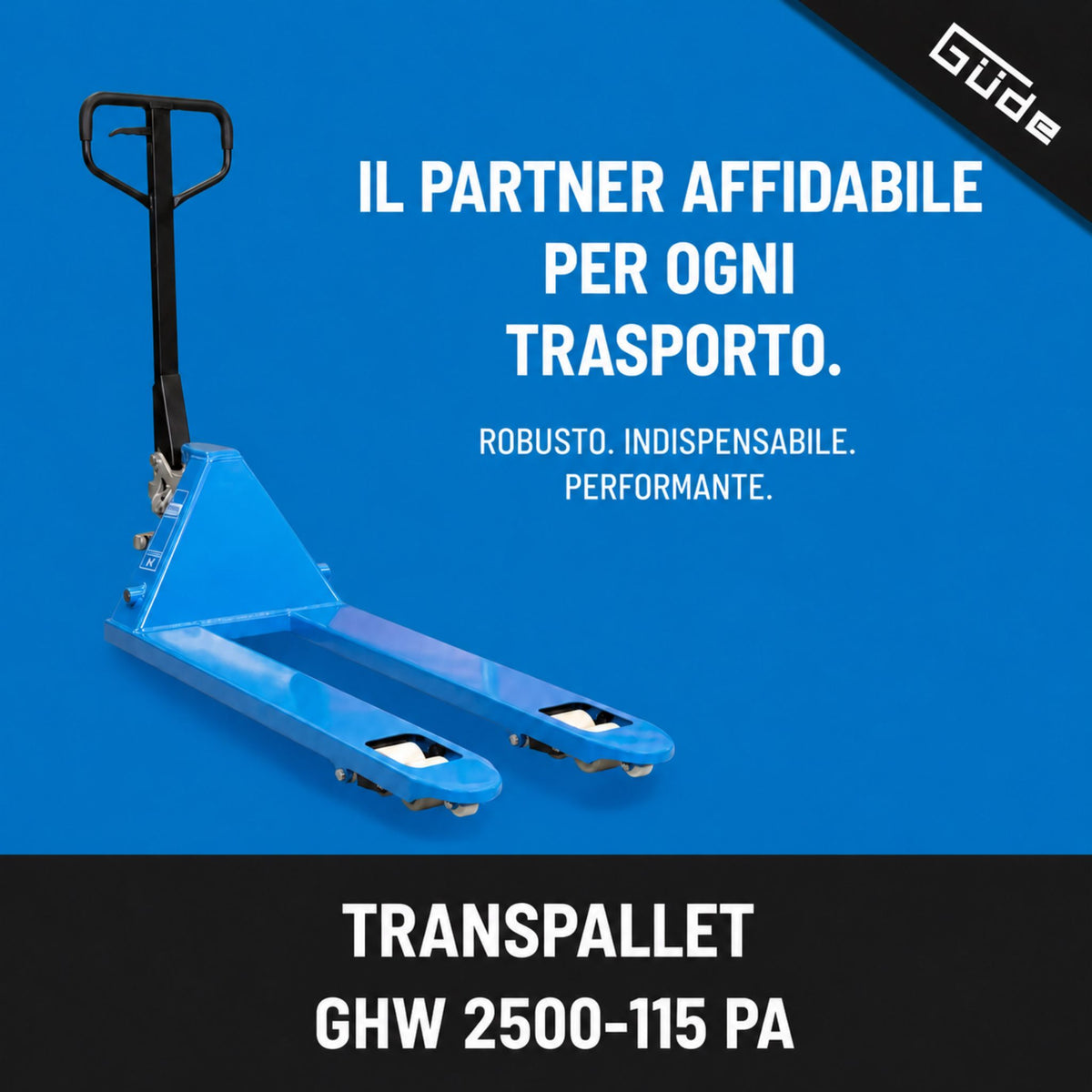 Güde 2500 kg Handgabelstapler - PA