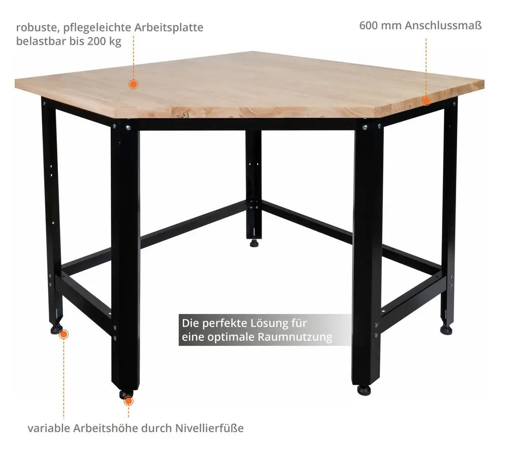 Guede Werkbank-Eckmodul Güde GW 600E Eco Line Werkbank