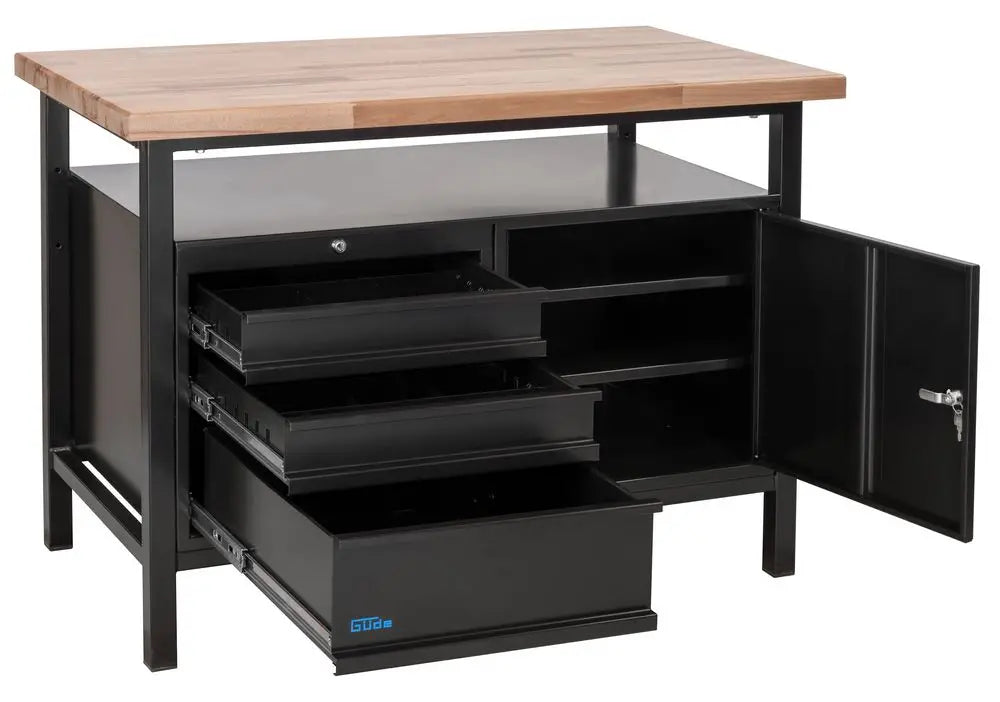 Guede P 1200 SLT Black Line Werkbank mit Schubladen