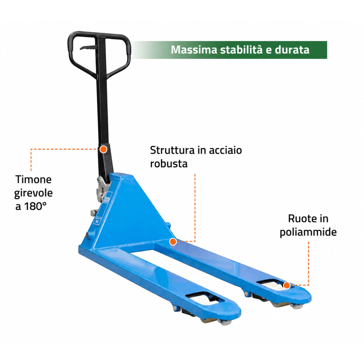 Güde 2500 kg Handgabelstapler - PA
