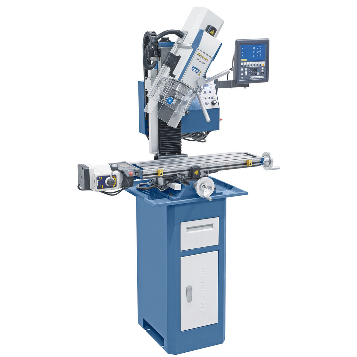 Bernardo KF 28 Top-Bohr- und Fräsmaschine mit 3-Achs-Display
