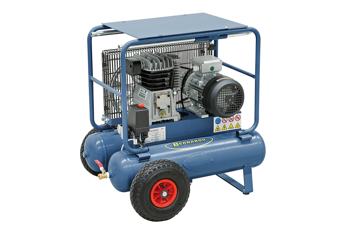 Guede AC17/DUO/F/D Trolley-Kompressor – 3 PS, 400 V, 10 bar