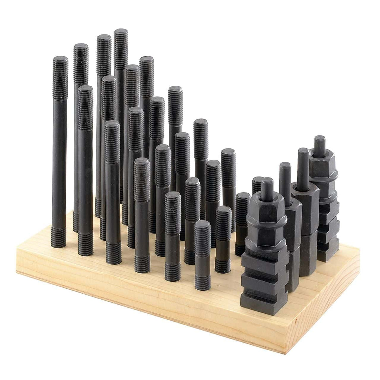 Sortiment an T-Stiften und Muttern 18 mm, M 16
