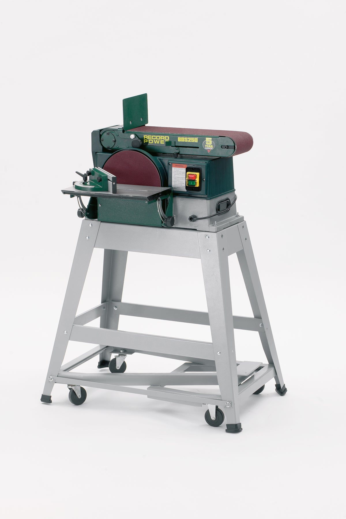 Record Power BDS250 Bandschleifer – Professioneller Band- und Tellerschleifer
