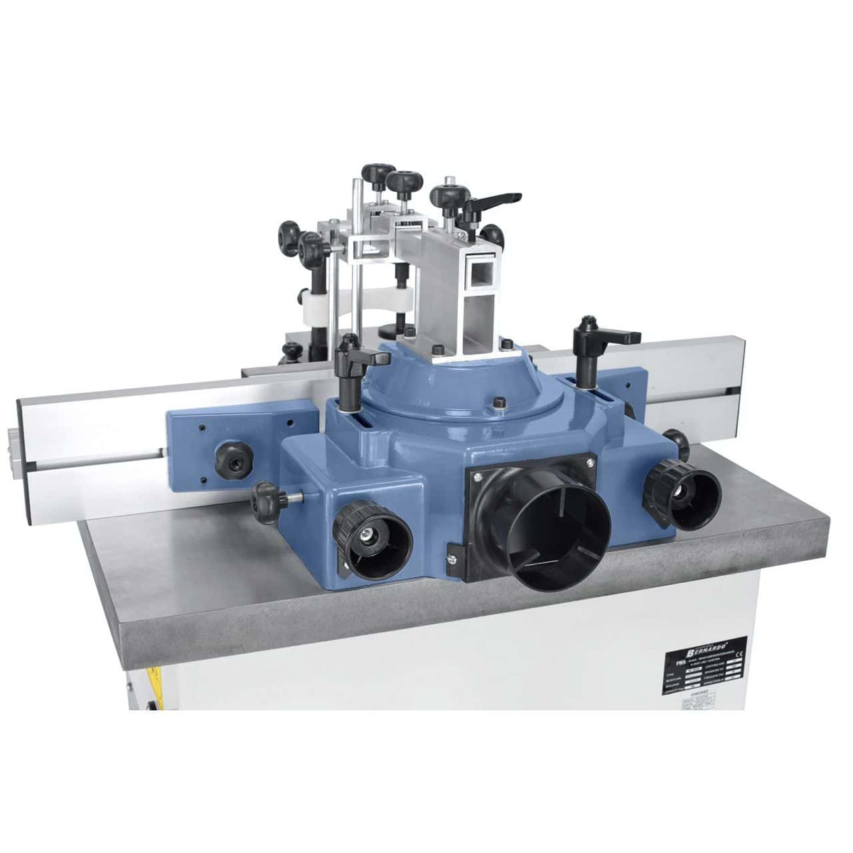 Bernardo T 600 R Vertikalfräsmaschine – 230 V Einphasenstrom, 2,2 kW S1-Motor, Rollentisch mit Winkelführung