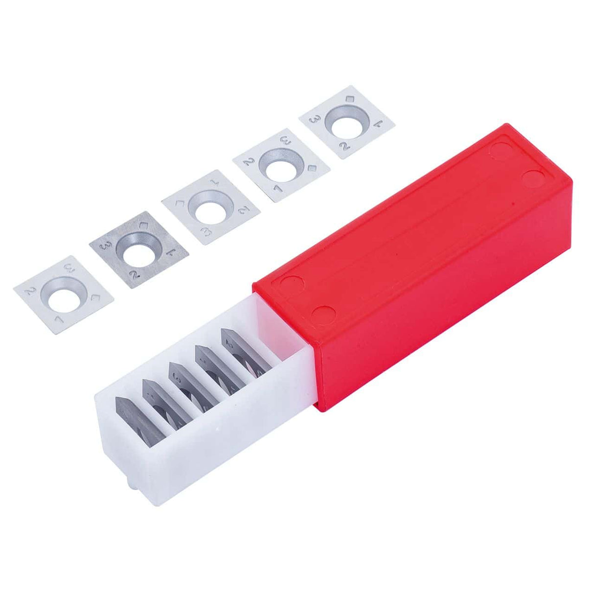 Bernardo Cutting Tool HM Multi-Cut Wendeschneidplatten für Spiralwellen (10 Stück)