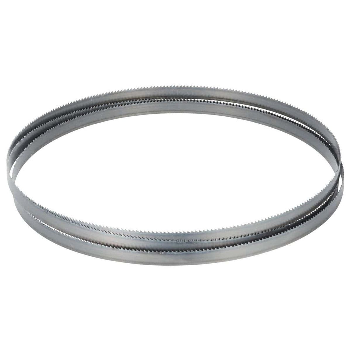 Lama a nastro da 2560 × 13 × 0,5 mm, denti temprati, ideale per tagli precisi su legno con sega a nastro HBS 360.
