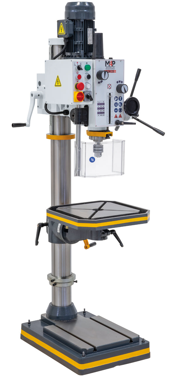 Trapano a colonna con cambio a ingranaggi SGH 35 / 400 V - vista sinistra