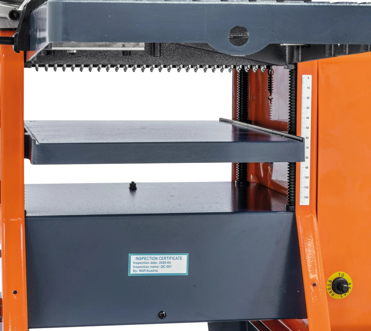 Abricht- und Dickenhobelmaschine FS 250 S mit Spiralmesserwelle und Untergestell / 230 V