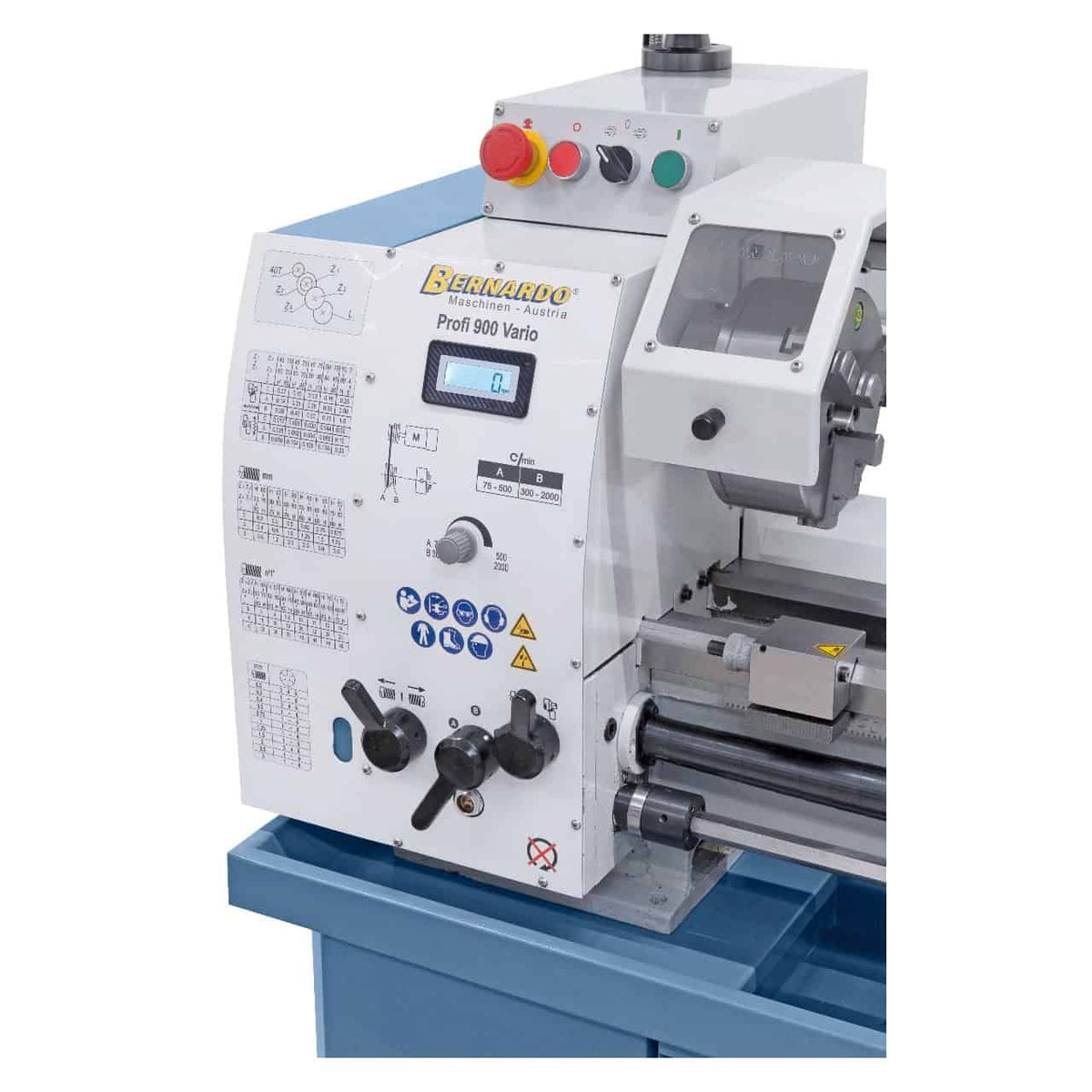 Bernardo Profi 900 Vario / 400 V Metalldrehmaschine mit Digitalanzeige