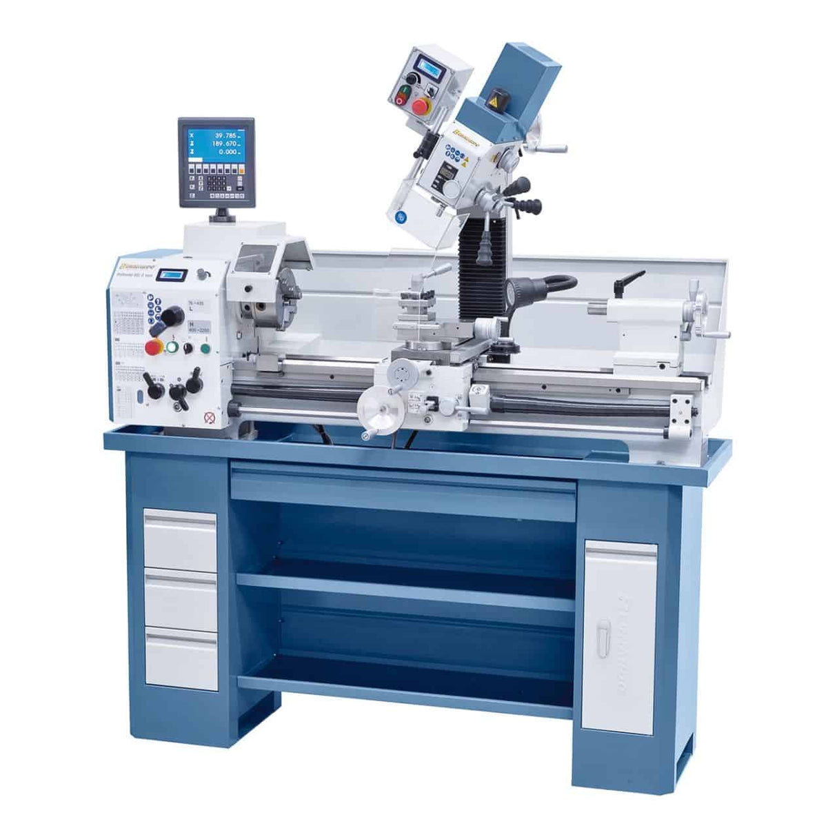 Bernardo Proficenter 880 G Vario Metalldrehmaschine / 230 V mit Digitalanzeige