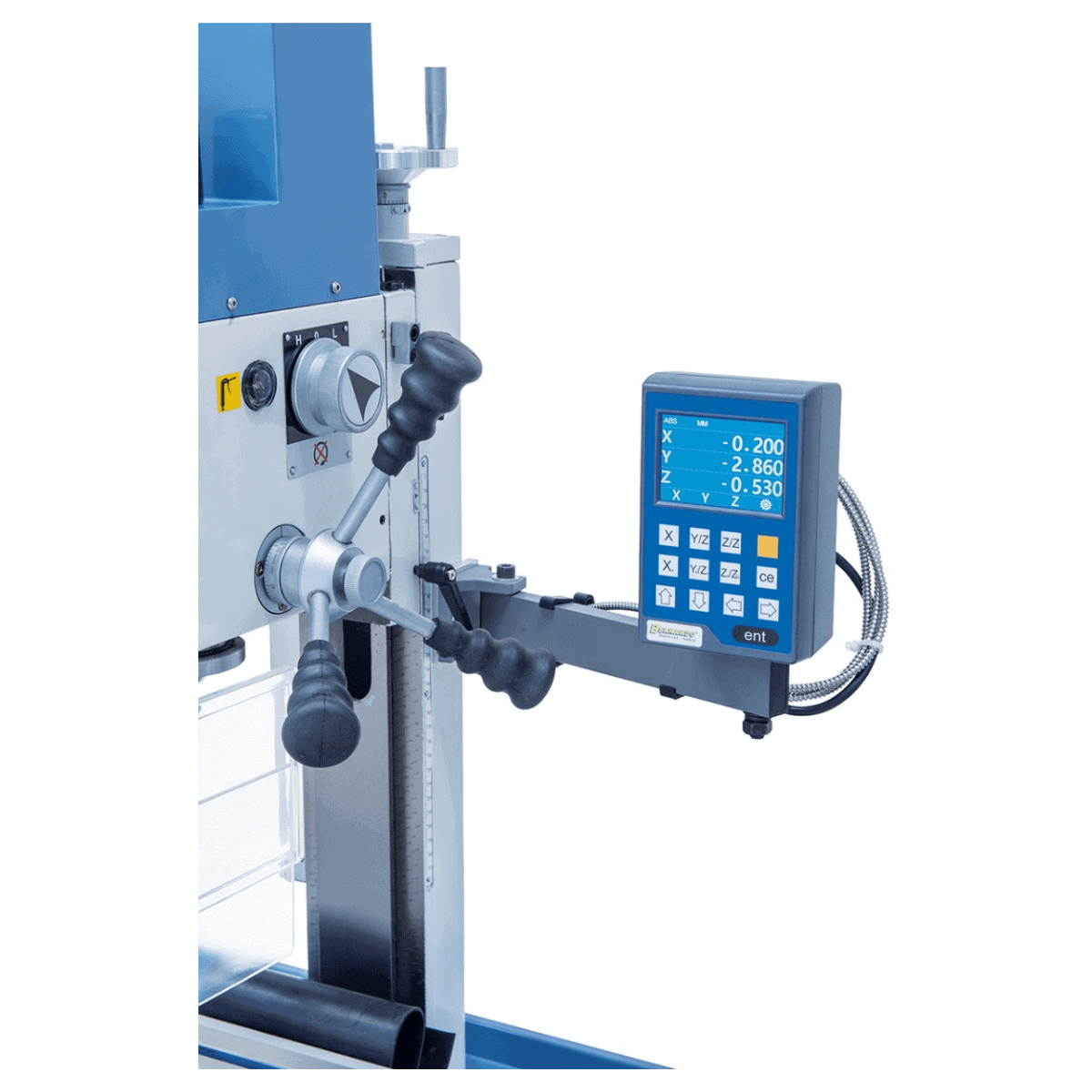 Bernardo KF 16 L Vario – Fräsmaschine mit 3-Achs-Digitalanzeige DT 40