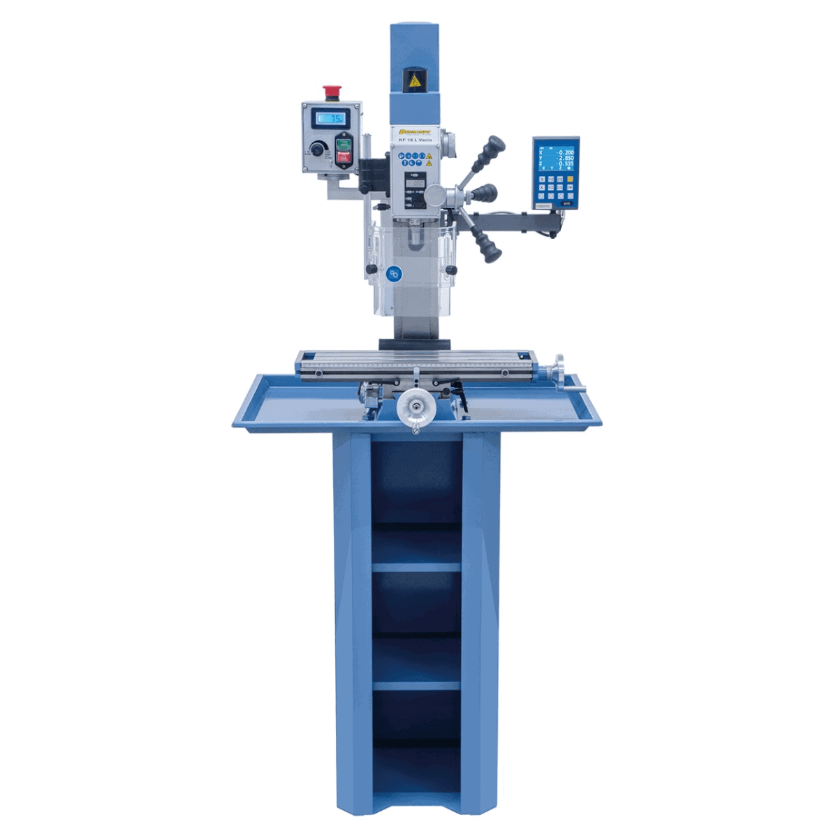 Bernardo KF 16 L Vario – Fräsmaschine mit 3-Achs-Digitalanzeige DT 40