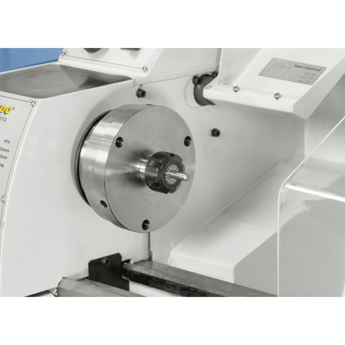 Bernardo Profi 550 WQV Metalldrehmaschine mit 2-Achsen-Digitalanzeige ES-12 V
