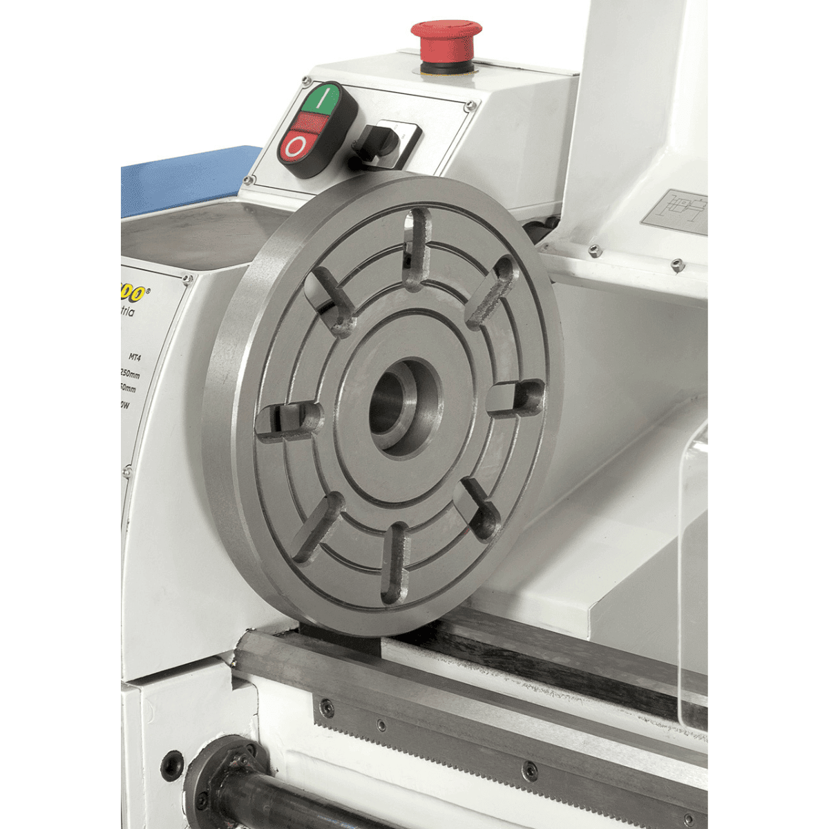 Bernardo Profi 550 WQV Metalldrehmaschine mit 2-Achsen-Digitalanzeige ES-12 V