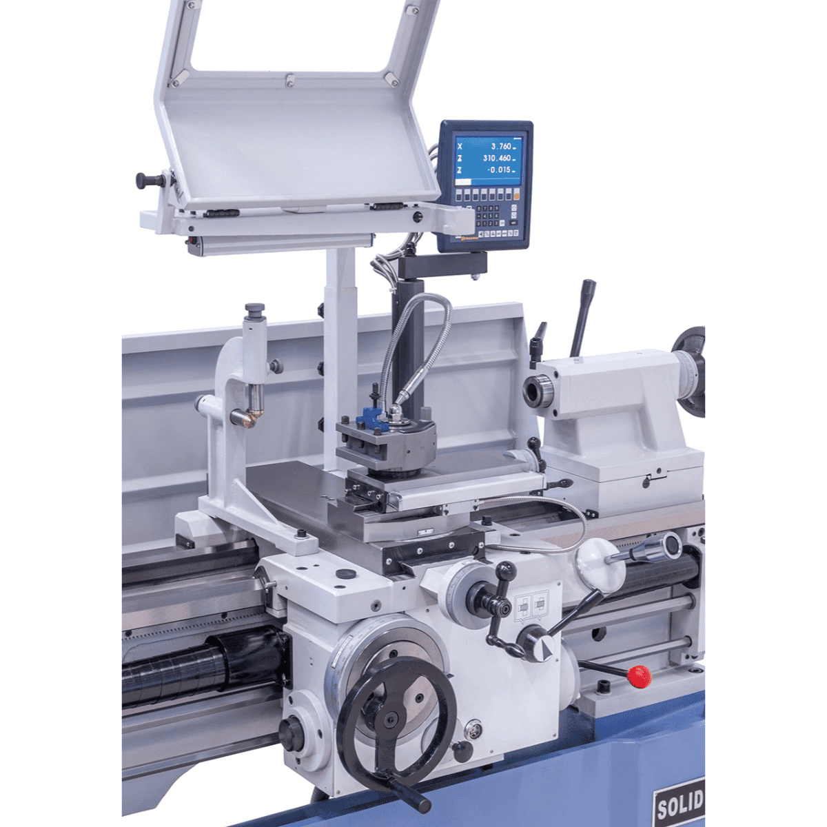 Bernardo Solid 460 x 1000 Pro Metalldrehmaschine mit 3-Achsen-Digitalanzeige