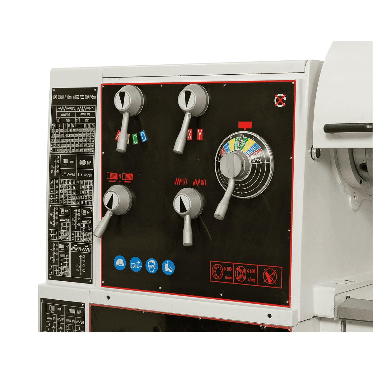 Bernardo Titan 800 x 2000 Metalldrehmaschine mit 3-Achsen-Digitalanzeige