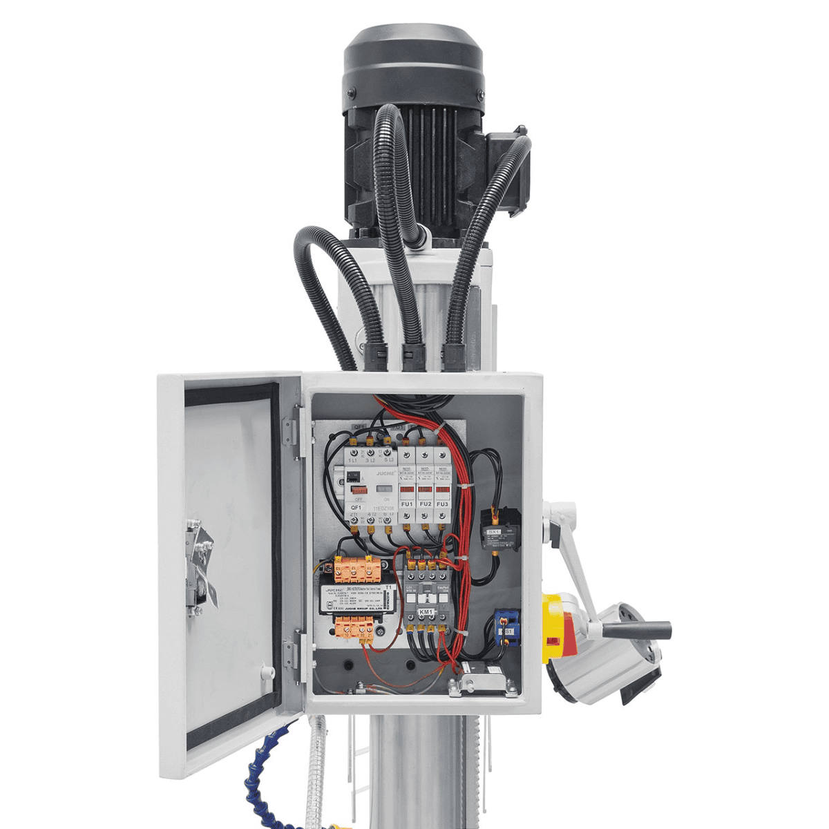 Bernardo GB 30 TV Getriebebohrmaschine mit automatischem Vorschub – Bohren Ø 32 mm, M20-Gewinde, Rundlaufgenauigkeit ≤ 0,02 mm, 12 Drehzahlen 125–3030 U/min, automatischer Werkzeugauswurf, 1,1 kW Drehstrommotor, Gewicht 235 kg