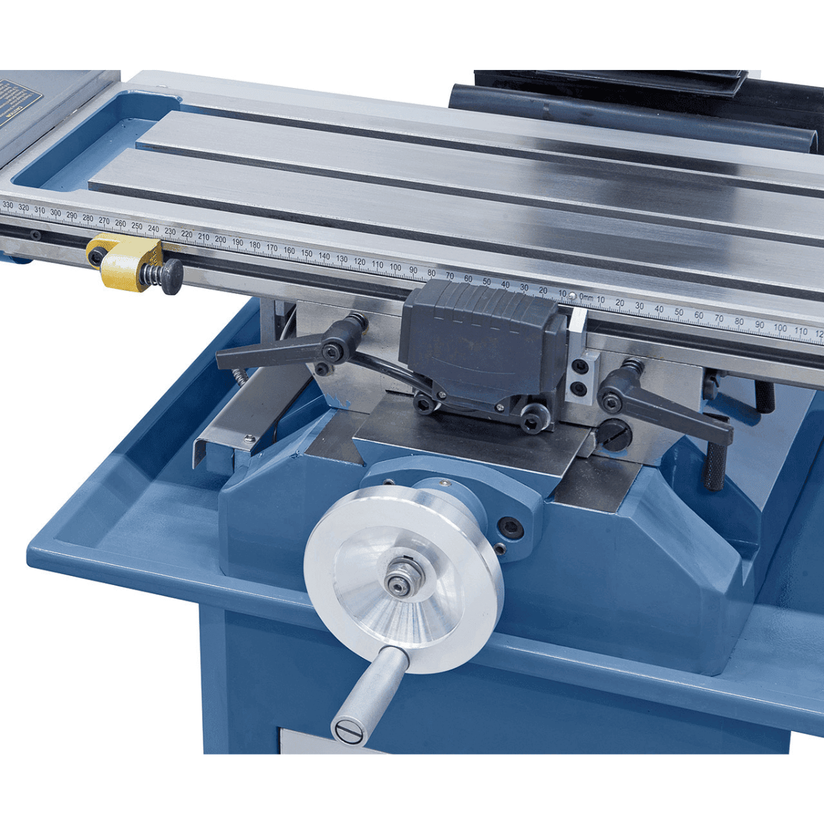 Bernardo BF 28 BDC Bohr- und Fräsmaschine mit 3-Achs-Digitalanzeige ES-12 V und automatischem X-Achsen-Vorschub AL 280 D