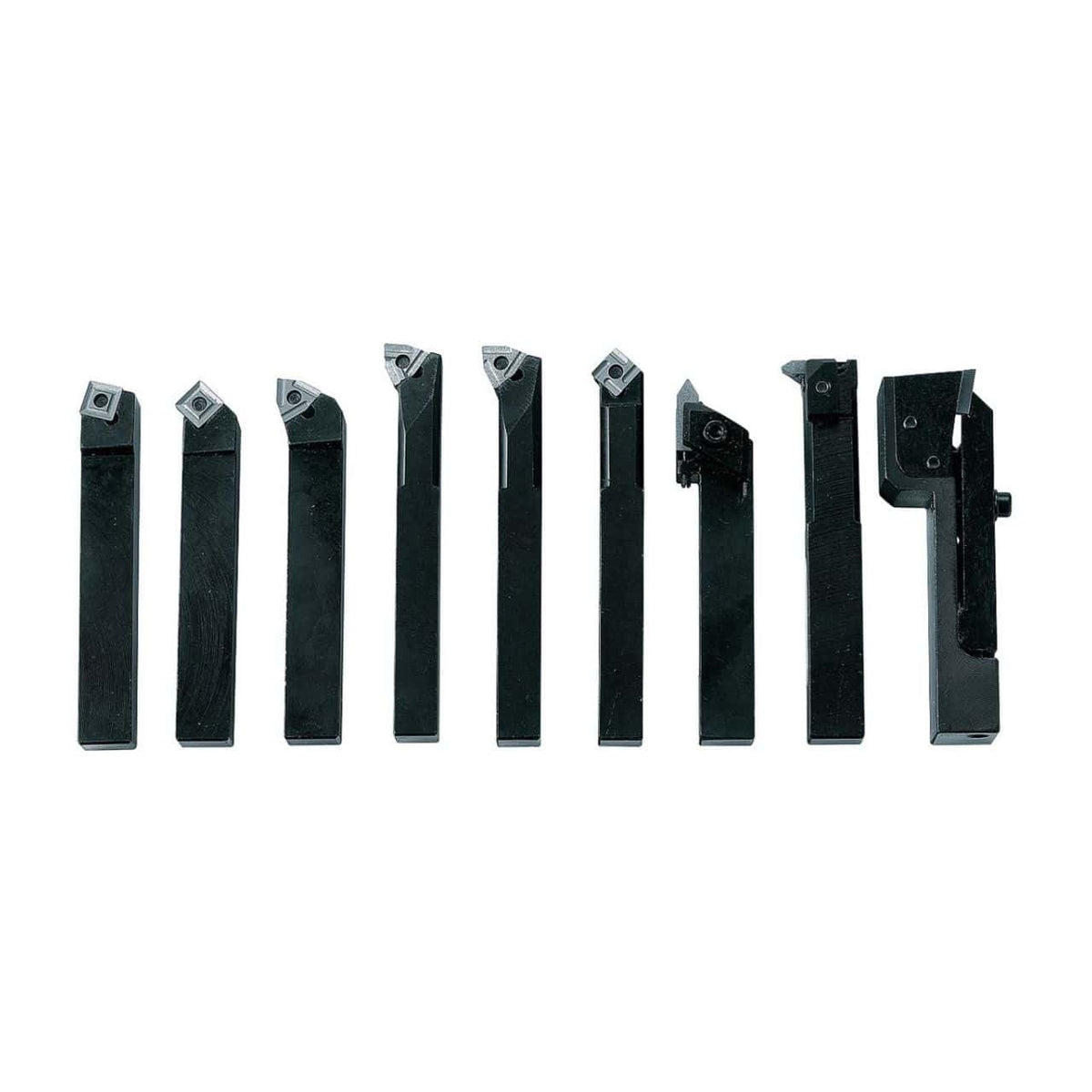Bernardo Drehmeißelsatz mit Multi-Cut-Wendeschneidplatten HM 10 mm, 9-teilig, Kit F