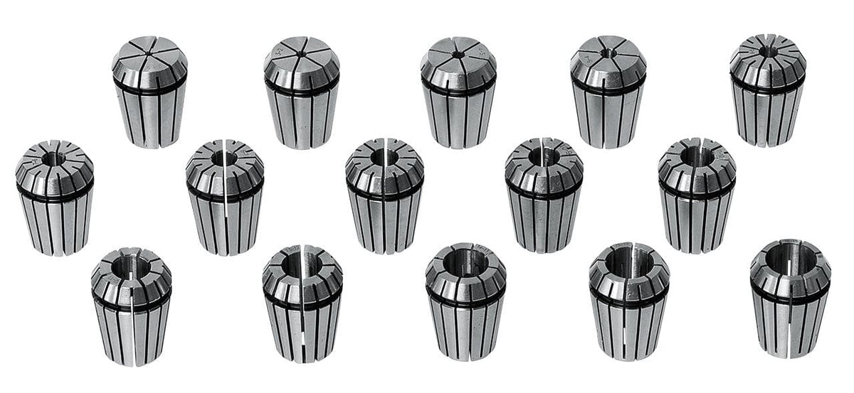 Bernardo Werkzeugmaschinenzubehör ER 40 Spannzangensatz, 3 - 26 mm, 23-teilig