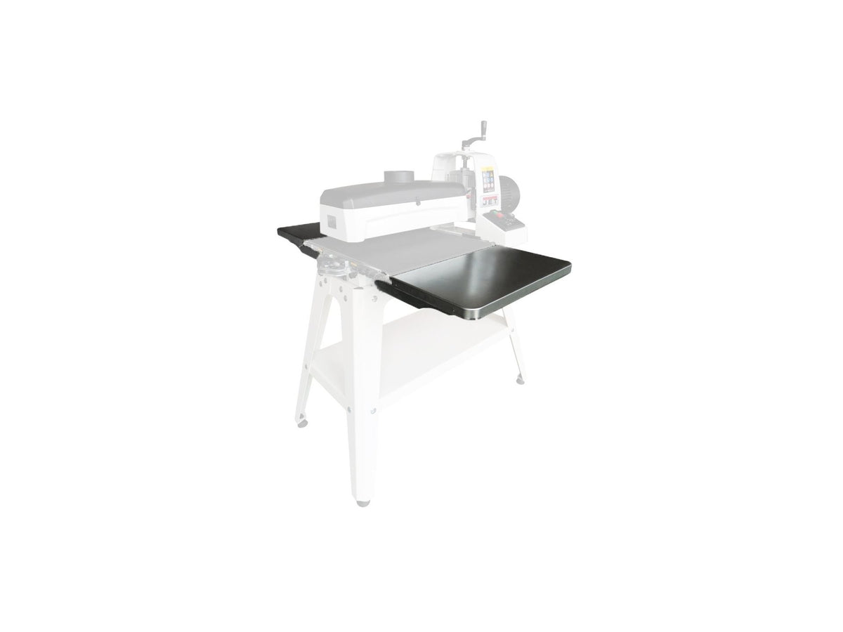 Set prolunghe tavolo JET W723521, accessorio originale per calibratrice JWDS-1632 e JWDS-1836, con prolunga piano di entrata e piano di uscita