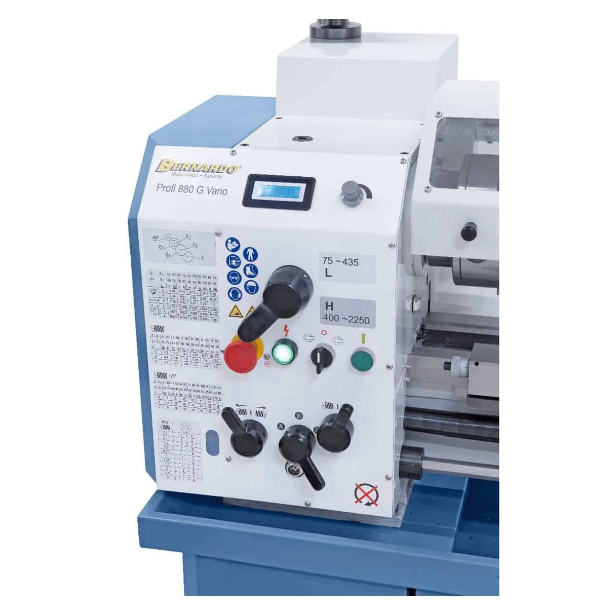 Bernardo Precision Profi 880 G Vario / 230 V Drehmaschine – Leistungsstark und vielseitig