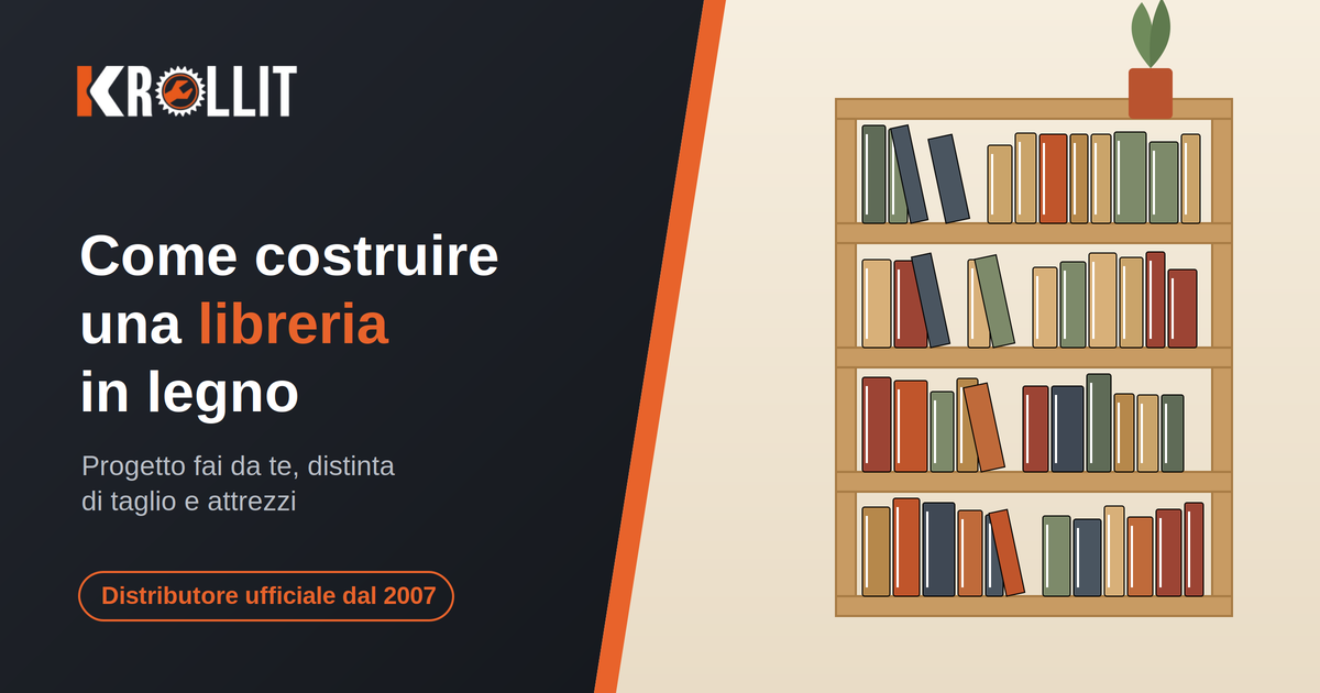 Come costruire una libreria in legno fai da te: progetto, distinta di taglio e montaggio