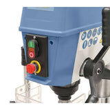 Bernardo B 430 Vario Säulenbohrmaschine mit 360°-Drehtisch – Bohrdurchmesser 25 mm, MT 3 Kegel, Dauerdrehzahl 280–2600 U/min, Spindel 3-16/B16, Spindel-Sockel-Abstand 1250 mm, 0,75 kW 400-V-Motor, Gewicht 100 kg