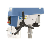 Bernardo B 430 Vario Säulenbohrmaschine mit 360°-Drehtisch – Bohrdurchmesser 25 mm, MT 3 Kegel, Dauerdrehzahl 280–2600 U/min, Spindel 3-16/B16, Spindel-Sockel-Abstand 1250 mm, 0,75 kW 400-V-Motor, Gewicht 100 kg