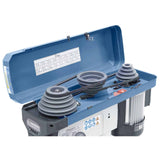 Trapano da banco Bernardo BM 25 T / 230 V con display digitale e LED – foratura Ø 25 mm, cono MT 2, 16 velocità 220-2.840 rpm, motore 0,75 kW 230V, peso 57 kg
