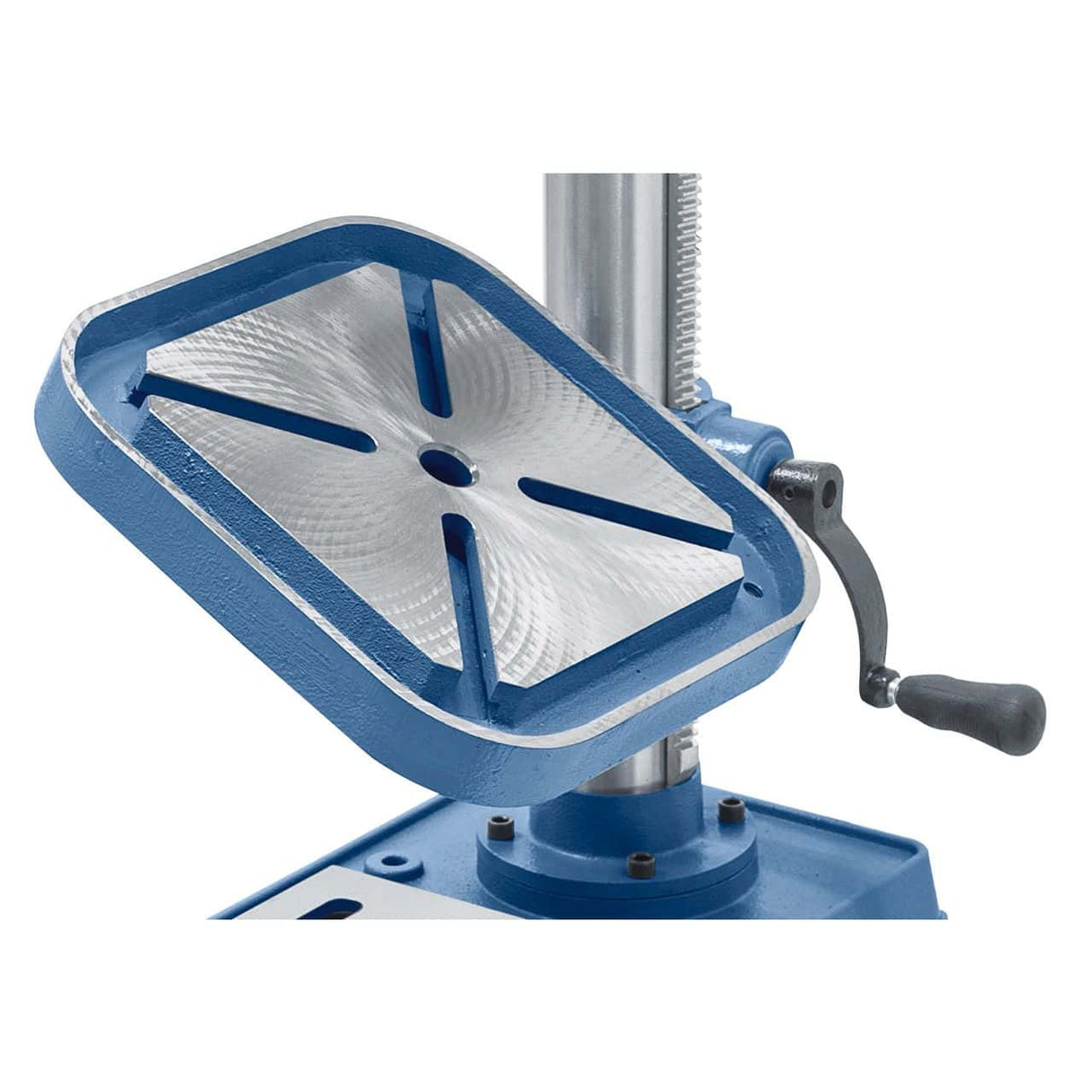 Trapano da banco Bernardo BM 25 T / 230 V con display digitale e LED – foratura Ø 25 mm, cono MT 2, 16 velocità 220-2.840 rpm, motore 0,75 kW 230V, peso 57 kg