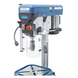 Bernardo BM 25 T / 400 V Tischbohrmaschine mit Digitalanzeige und LED – Bohrer Ø 25 mm, MT 2 Kegel, 16 Geschwindigkeiten 220–2840 U/min, 0,75 kW 400-V-Drehstrommotor, Rechts-/Linkslauf, Gewicht 57 kg