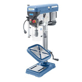 Bernardo BM 25 T / 400 V Tischbohrmaschine mit Digitalanzeige und LED – Bohrer Ø 25 mm, MT 2 Kegel, 16 Geschwindigkeiten 220–2840 U/min, 0,75 kW 400-V-Drehstrommotor, Rechts-/Linkslauf, Gewicht 57 kg