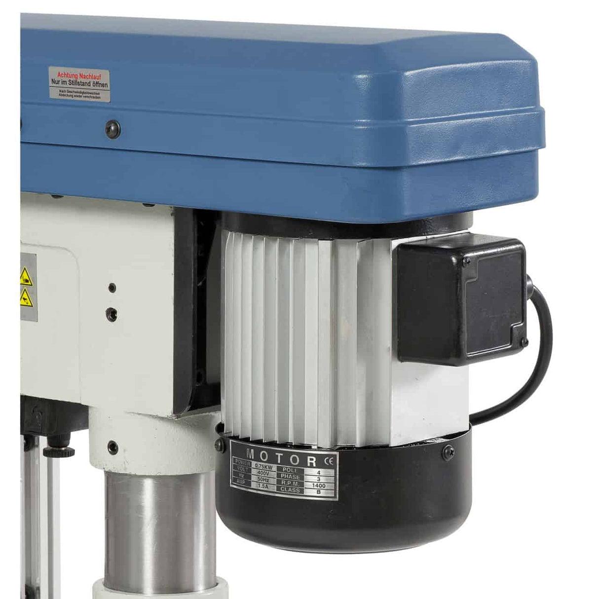 Bernardo BM 20 Vario / 230 V Tischbohrmaschine mit variabler Drehzahl und Laser – Bohrer Ø 20 mm, MT 2 Kegel, Drehzahl 400–1950 U/min, digitale Drehzahl- und Hubanzeige, 0,75 kW 230-V-Motor, Gewicht 57 kg