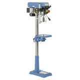 Bernardo SBM 16 Vario / 400 V Säulenbohrmaschine mit variabler Drehzahl und Laser – Bohrdurchmesser 16 mm, MT 2 Kegel, Drehzahl 400–1950 U/min, Spindel-Tisch-Abstand 690 mm, 0,60 kW 400-V-Drehstrommotor, Gewicht 57 kg