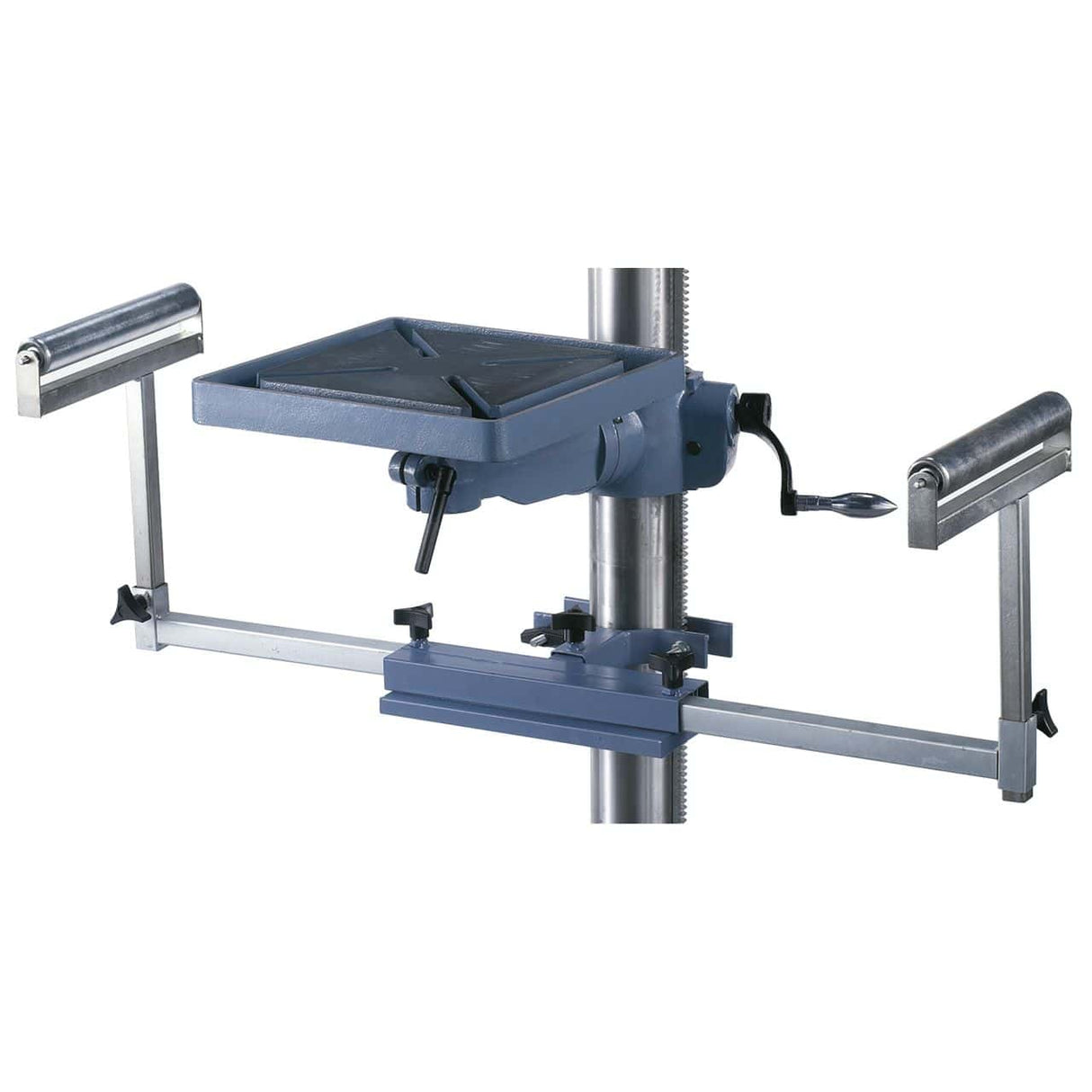 Bernardo SBM 16 Vario / 230 V Säulenbohrmaschine mit variabler Drehzahl und Laser – Bohrdurchmesser 16 mm, MT 2 Kegel, Drehzahl 400–1950 U/min, Spindel-Tisch-Abstand 690 mm, 0,60 kW 230-V-Motor, Gewicht 57 kg