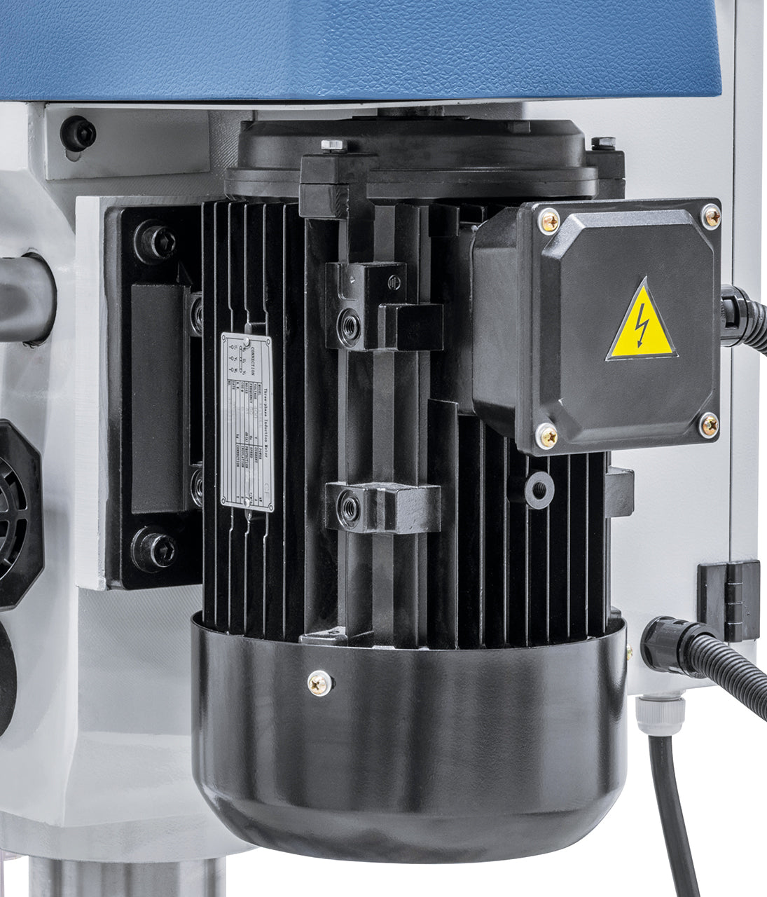 Tischbohrmaschine Bernardo DMT 25 PFV – Gewindeschneiden M20 und automatischer Bohrvorschub