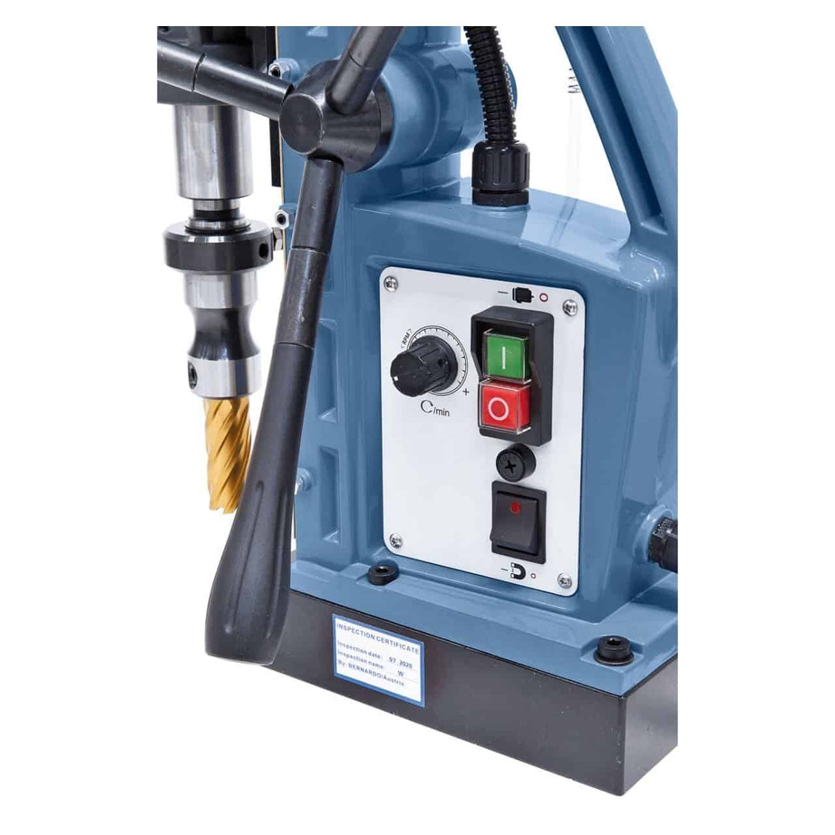 Bernardo MD 9875 VD Magnetkernbohrmaschine – Ø 98 mm × 75 mm, variable Drehzahl (Variable Drive), 2180-W-Motor, Gewicht 17,5 kg