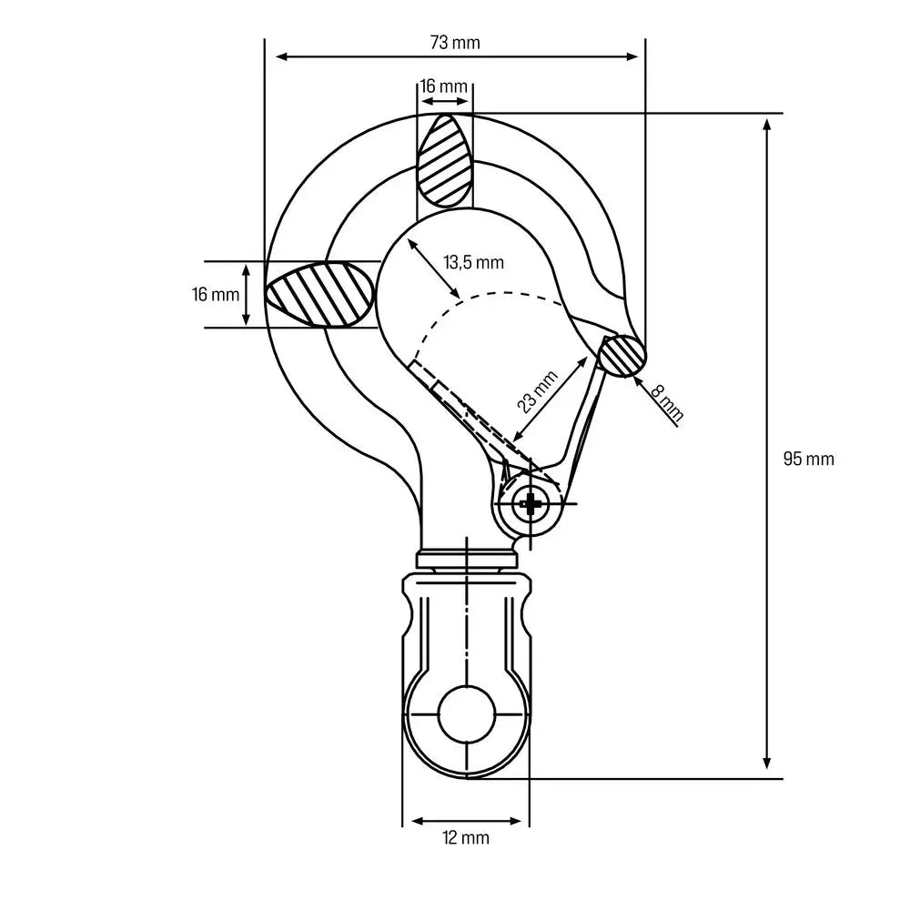 Güde GEKZ 300 Elektrokettenzug – 300 kg Tragfähigkeit, 3 m Kette, Schutzart IP54