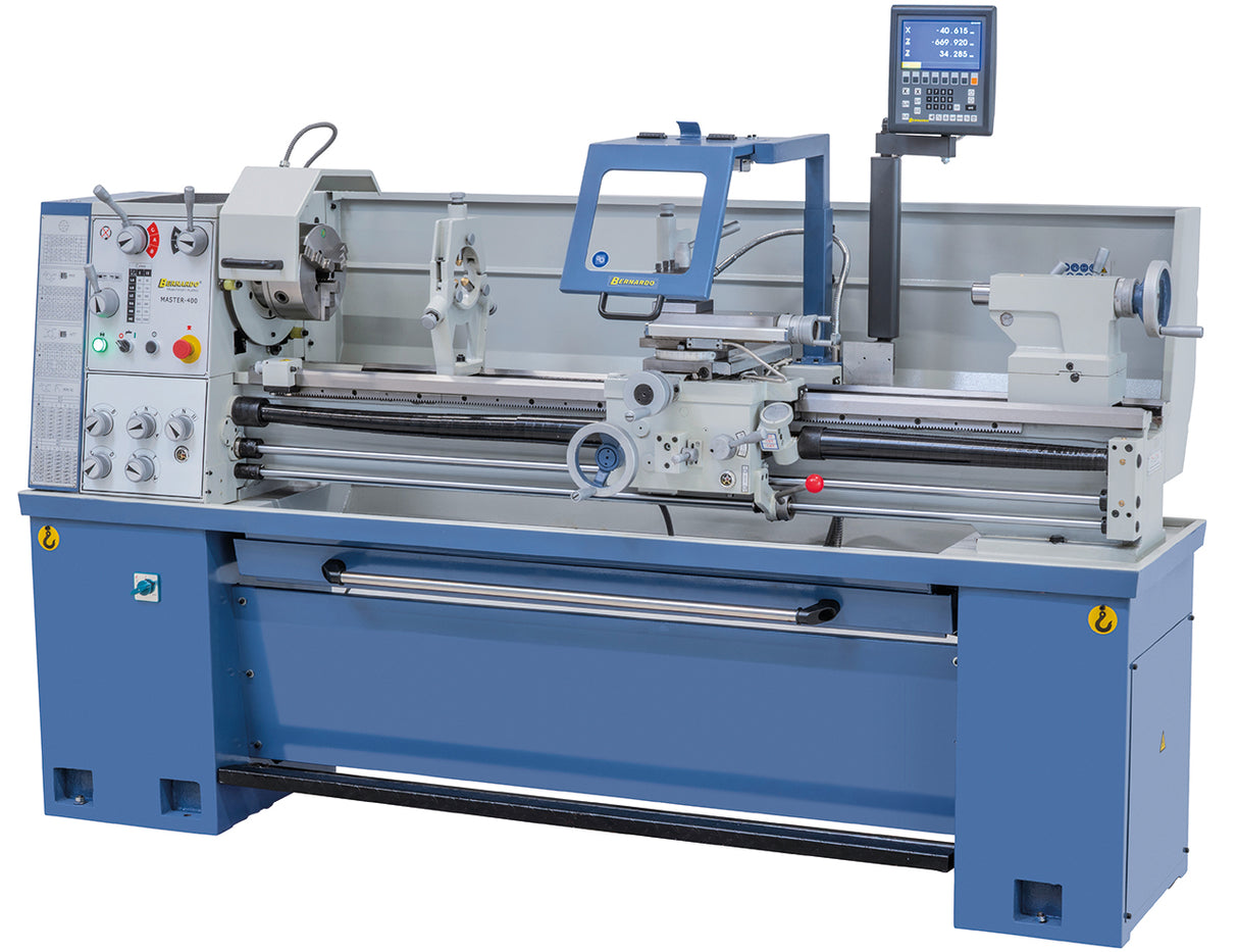 Tornio parallelo Bernardo Master 400 x 1500 – visualizzatore digitale 3 assi incluso