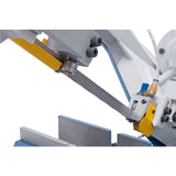 Sega a nastro orizzontale Bernardo HBS 210 Vario PRO – capacità Ø 170 mm su tondi a 90°, velocità taglio 0-90 m/min variabile, motore 1,5 kW, 230V monofase, peso 145 kg