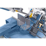 Sega a nastro orizzontale Bernardo HBS 210 Vario PRO – capacità Ø 170 mm su tondi a 90°, velocità taglio 0-90 m/min variabile, motore 1,5 kW, 230V monofase, peso 145 kg