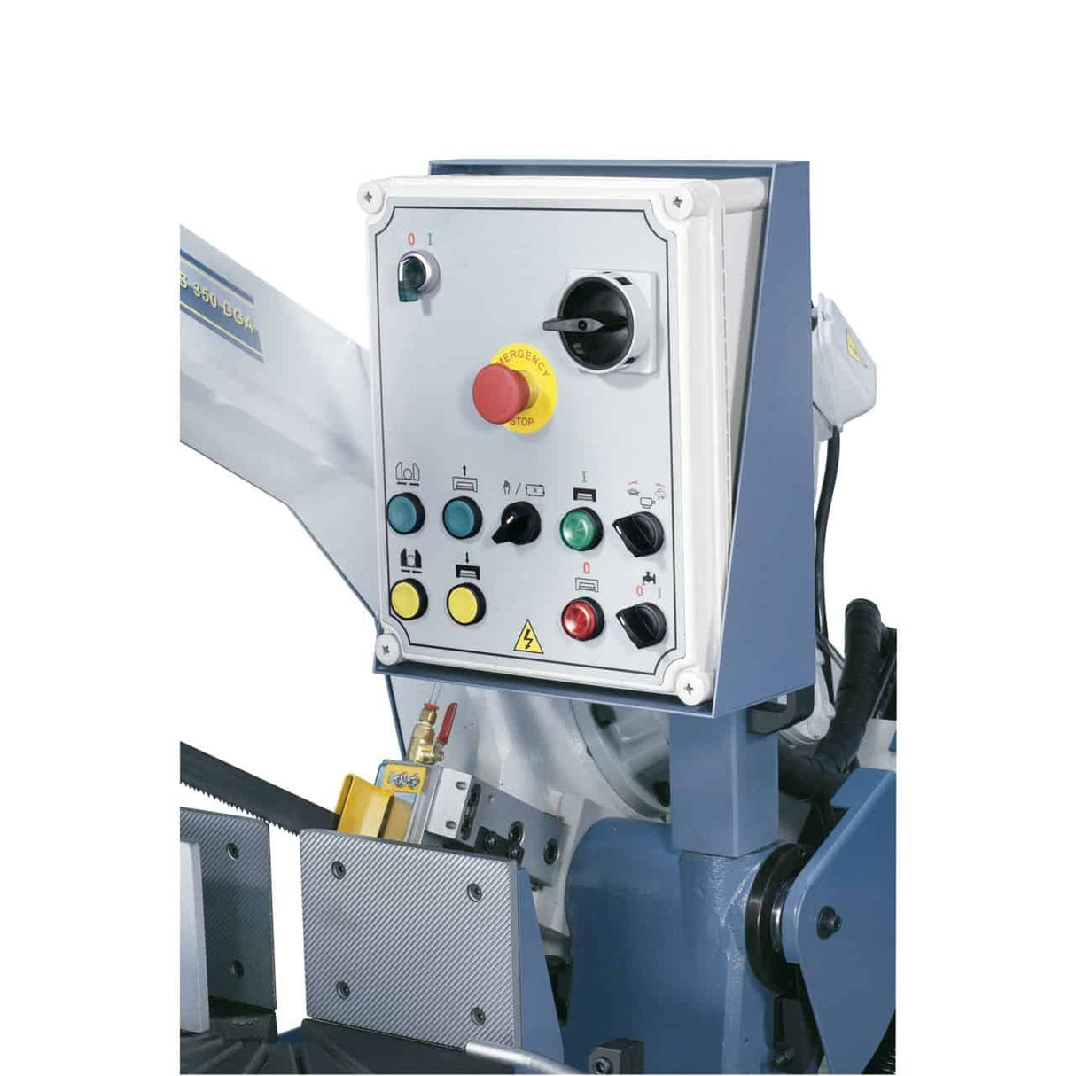 Bernardo Sega a nastro con doppio taglio obliquo MBS 350 DGA